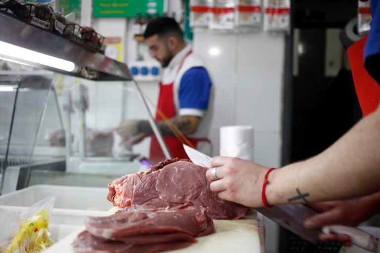 Cae el consumo de carnes y combustibles