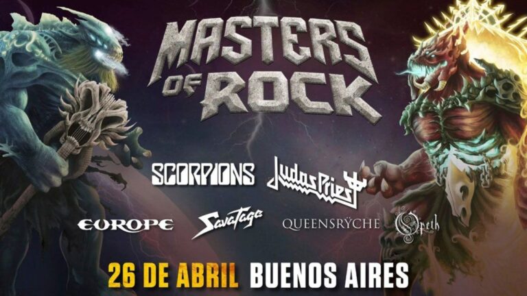 Masters of rock 2025 regresa a Buenos Aires: cuándo y cómo comprar las entradas