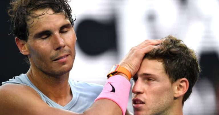 El posteo que Nadal le dedicó a Schwartzman en el día de su retiro