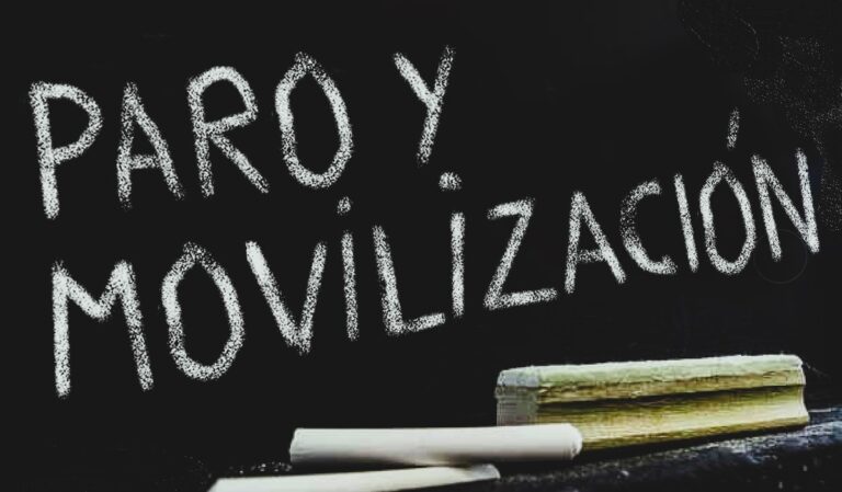 Lunes 24 y 5 de marzo. Vamos al paro y plan de lucha nacional docente