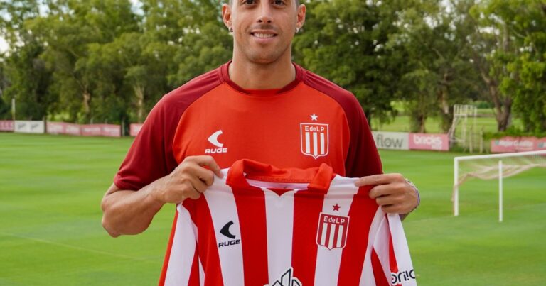 Estudiantes de La Plata presentó a Ramiro Funes Mori