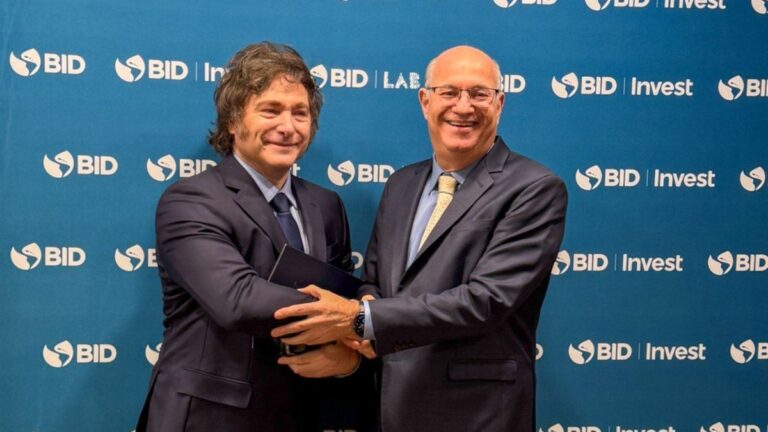 El BID respaldó el rumbo económico de Javier Milei: analizan financiamientos por 1.000 millones
