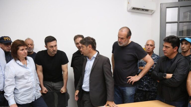 Inundaciones en Bahía Blanca: Patricia Bullrich, Axel Kicillof y Luis Petri están en la ciudad