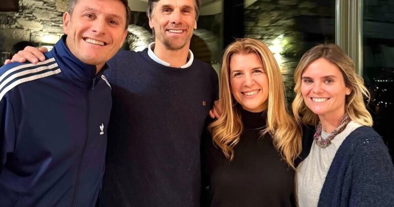 La nueva foto de Zanetti con el padre de Nico Paz que ilusiona a todo el Inter en Italia