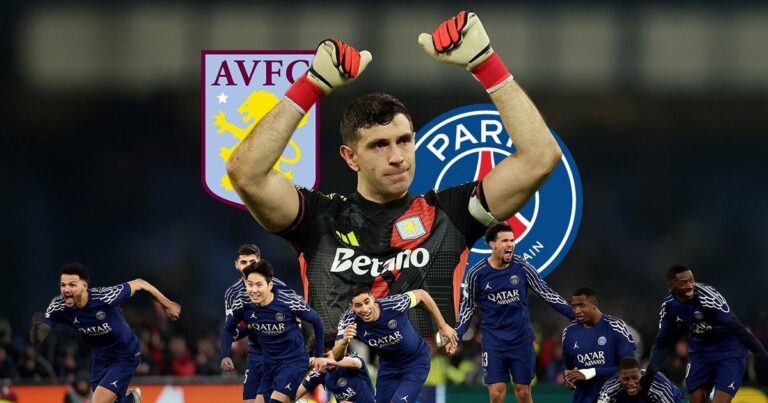El Dibu Martínez vuelve a Francia: Aston Villa va contra PSG en cuartos