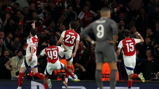 Arsenal le dio una paliza histórica a Real Madrid con sensacional Declan Rice