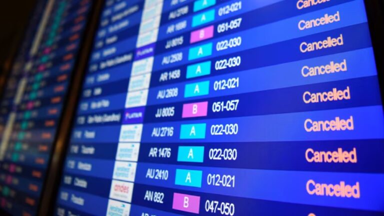 Paro general: más de 300 vuelos cancelados