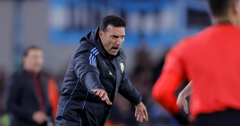 Scaloni tras el 1-1 con Colombia: «Una prueba de carácter» y por qué salió Messi