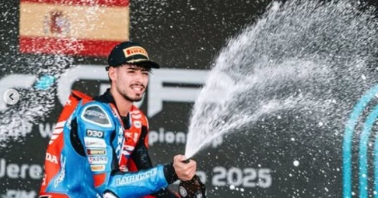 Día negro para el deporte: murió el piloto de motociclismo francés Borja Gómez a los 20 años