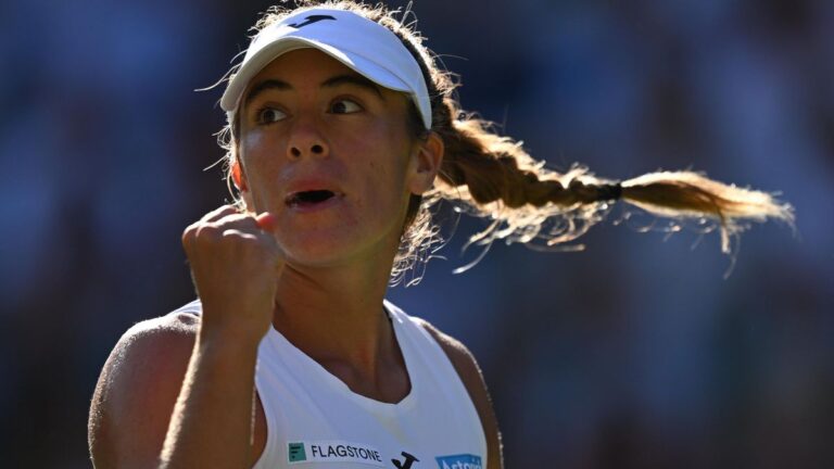 Histórico: Solana Sierra será parte del museo de Wimbledon