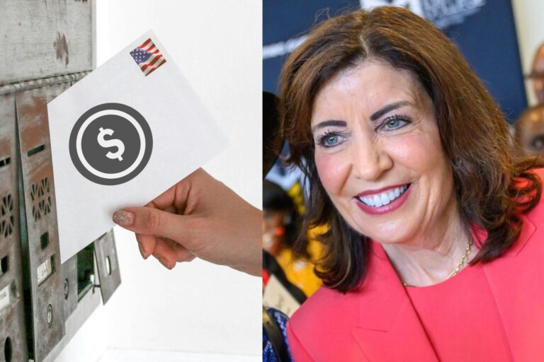 Buenas noticias en Nueva York: Kathy Hochul anunció la entrega de cheques de hasta US$400 sin hacer nada