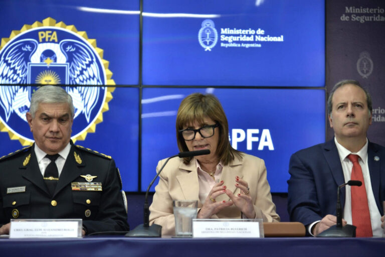 Operación Lusitania: la ministra Patricia Bullrich incautó mas de 500kg de cocaína