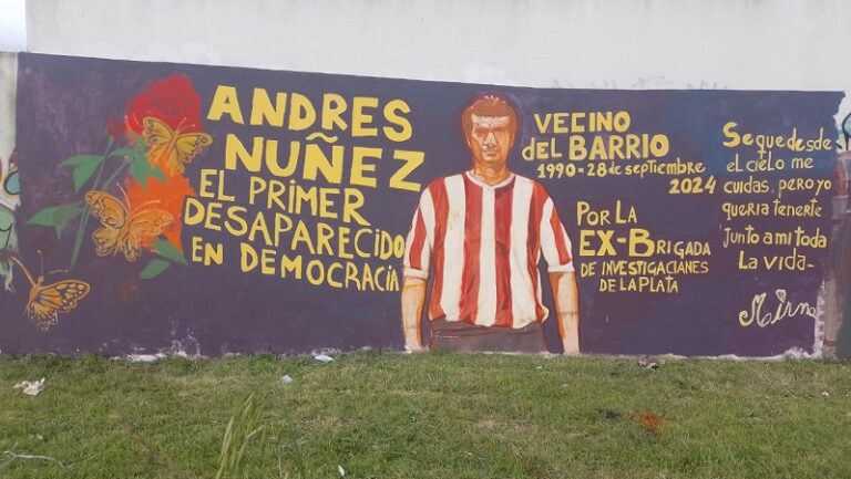 Desaparecido en democracia: recordarán a Andrés Núñez a 35 años de que La Bonaerense se lo llevó
