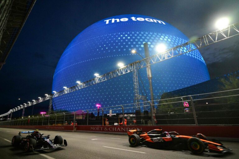 Franco Colapinto, en vivo: la primera sesión de entrenamientos del Gran Premio de Las Vegas